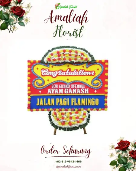 Sewa Papan Bunga Buniasih
