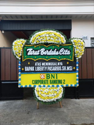 Papan Bunga Duka di Buniasih