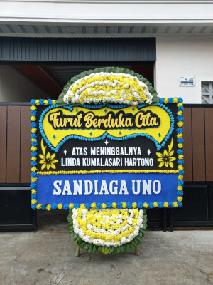 Papan Bunga Duka di Buniasih